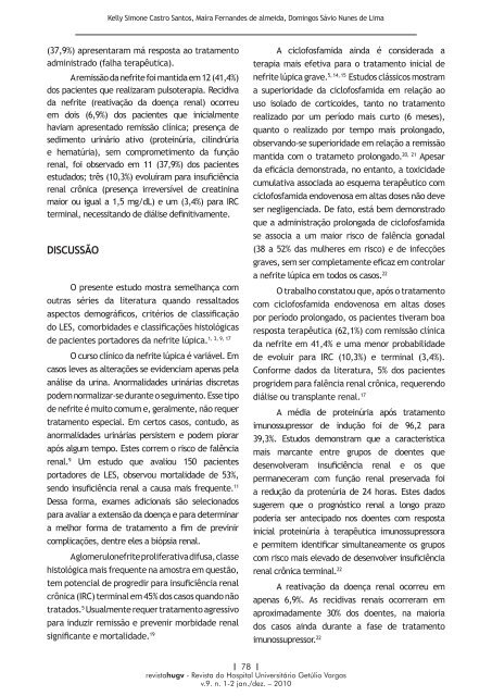 Revista HUGV 2010 - Hospital UniversitÃ¡rio GetÃºlio Vargas - Ufam