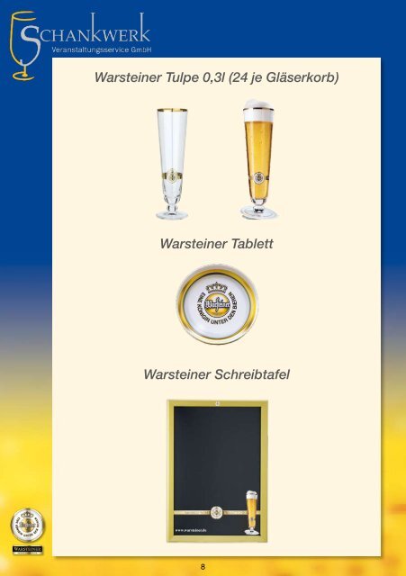 Warsteiner Brauerei - Schankwerk