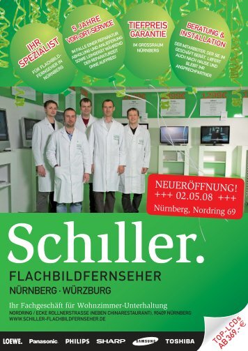 NÃœRNBERG Â· WÃœRZBURG - Schiller Flachbildfernseher