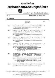 Amtsblatt â€“ der Gemeinde Schermbeck Nr. 5 Ausgabetag