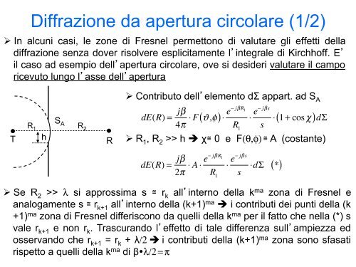 Diffrazione - Consorzio Elettra 2000