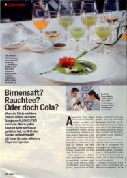 Birnensaft? Rauchtee? Oder  doch Cola? - Manufaktur Jörg Geiger ...