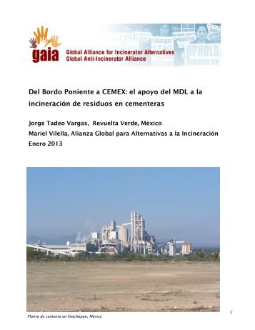 Desde el Bordo Poniente a Cemex - GAIA