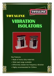 VIBRATION ISOLATORS