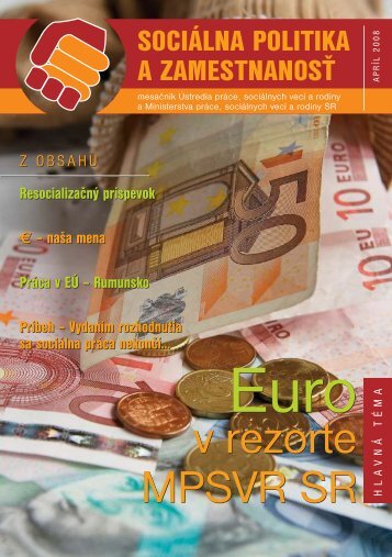 Apríl 2008 - Ústredie práce, sociálnych vecí a rodiny