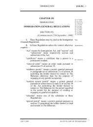 Customs Regulations The Bahamas Laws On Line