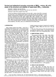 Vertical and adiabatical ionization potentials of MH-K+1 anions. Ab ...