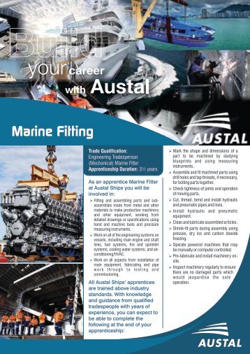 Marine Fitting (Engineering) - Austal Ships