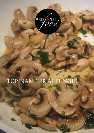 Topinambur ai funghi