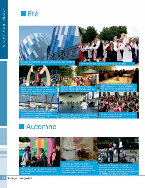 Le magazine de la Ville d'Alençon - Numéro 72 - janvier - février 2009