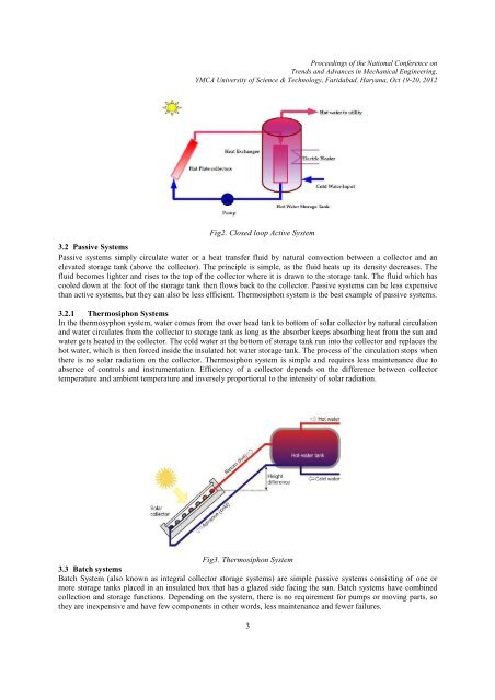 study of solar water heaters based on exergy analysis - YMCA ...