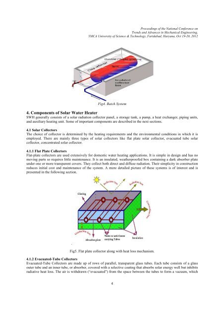 study of solar water heaters based on exergy analysis - YMCA ...