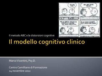 Il modello cognitivo ABC - Marco Vicentini