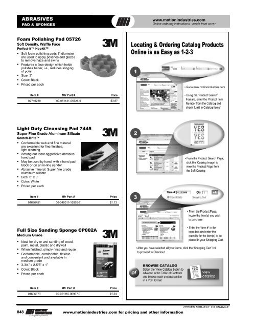 Abrasives - Motion Industries