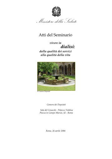 Vivere in dialisi - Associazione Malati di Reni