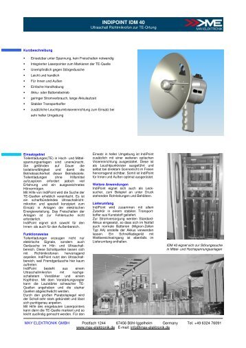 INDIPOINT IDM 40 - MAY-Elektronik