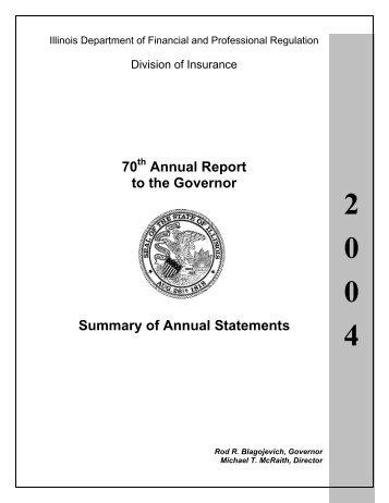 2004 - Illinois Department of Insurance - State of Illinois