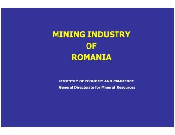 MINING INDUSTRY OF ROMANIA - CSN Meridian