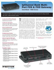 IpChannel Bank Multi- Port FXS & FXO Gateway SmartNodeâ¢ 4900 ...