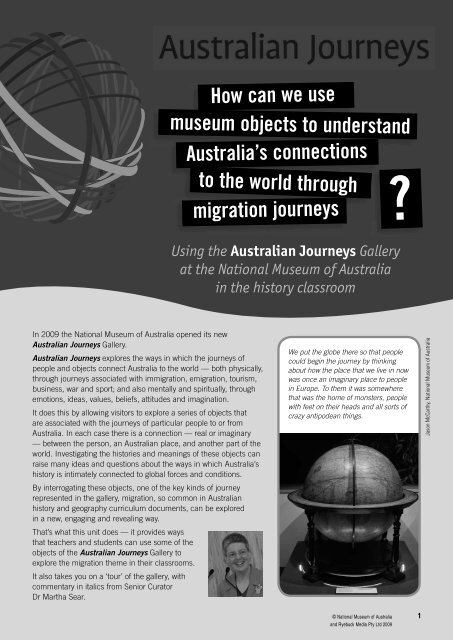 Australian Journeys - National Museum of Australia