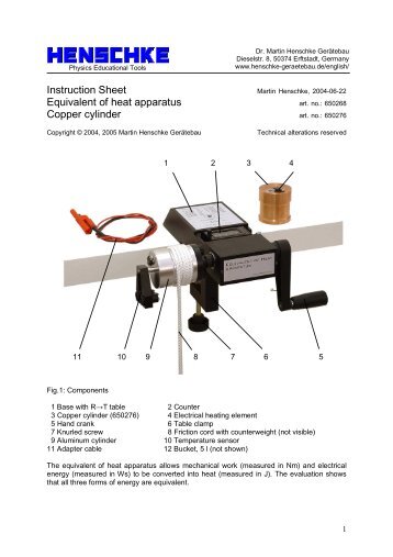 Equivalent-of-Heat-Apparatus.pdf - Martin Henschke GerÃ¤tebau