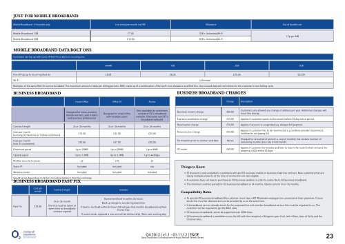 Tariff Update - Daisy Distribution