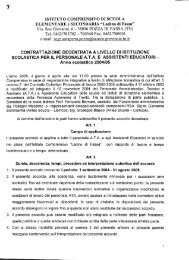 contrattazione decentrata a livello di istituzione ... - Uilscuolatn.it