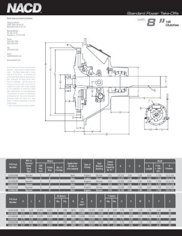 8.0" HE Specsheet - Stauffer Diesel Inc