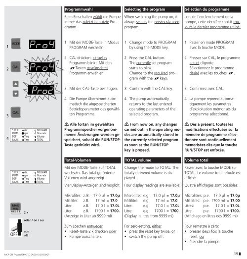 Betriebsanleitung Operating Manual Mode d ... - Bennett Scientific