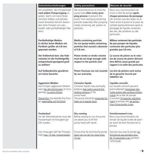 Betriebsanleitung Operating Manual Mode d ... - Bennett Scientific