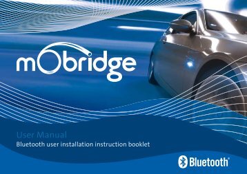 mObridge Bluetooth User Manual