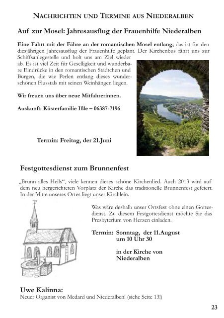 Gemeindebrief Nr. 50 der Ev. Kirchengemeinde - in Offenbach ...