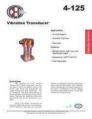 4-125 Spec Sheet - CEC Vibration Products