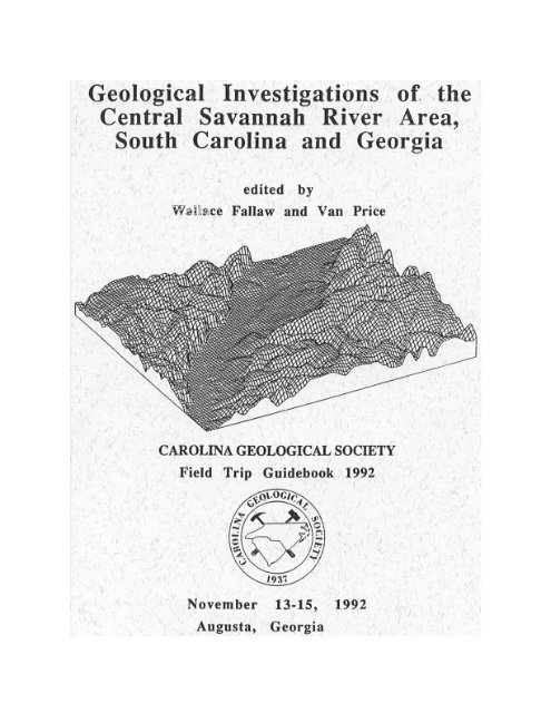 Download Guidebook as .pdf (1.8 Mb) - Carolina Geological Society