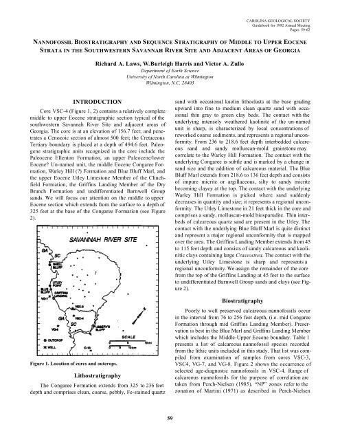 Download Guidebook as .pdf (1.8 Mb) - Carolina Geological Society