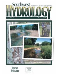 Cover & Table of Contents - Southwest Hydrology