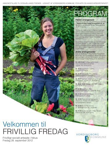 Se program for Frivillig Fredag (PDF) - Vordingborg Kommune