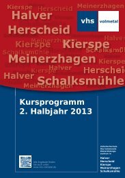 Programmheft 2. Halbjahr 2013 als PDF zum Download