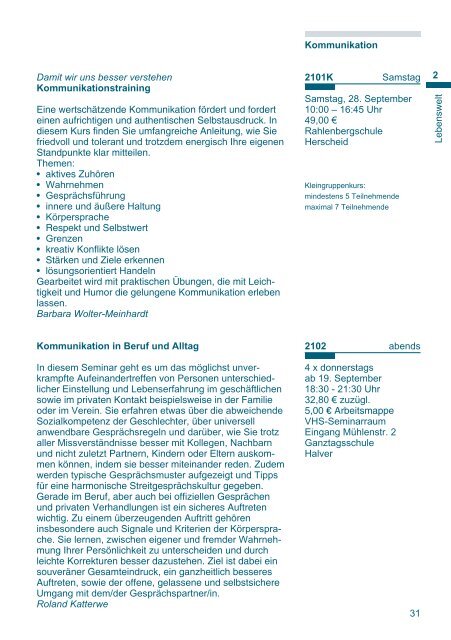 Programmheft 2. Halbjahr 2013 als PDF zum Download