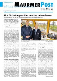 Ausgabe 17 vom 26. April 2013 -1. Teil [PDF, 10.6 MB] - Maurmer Post