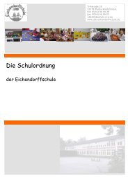 Die Schulordnung - Eichendorffschule Rheda-Wiedenbrück