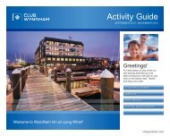 Activity Guide - Wyndham Vacation Resorts