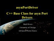 Overview of asynPortDriver - SLAC Portal