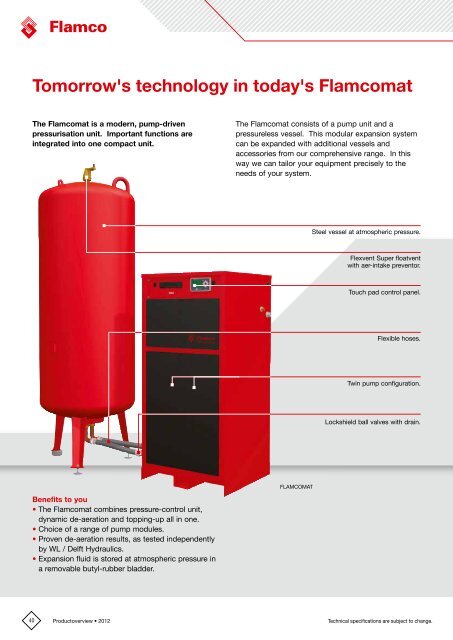 Product Overview - Flamco
