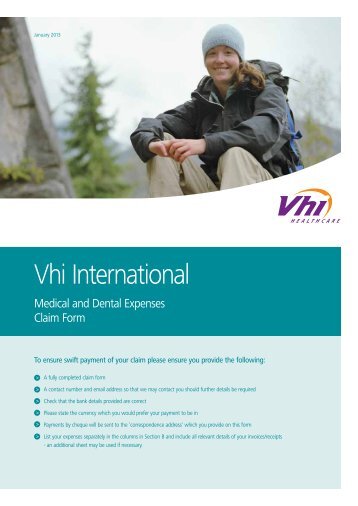 Vhi International Travel Insurance Claim Form
