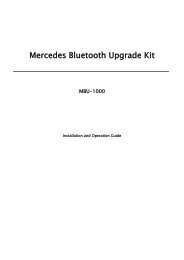 Mercedes Bluetooth Upgrade Kit