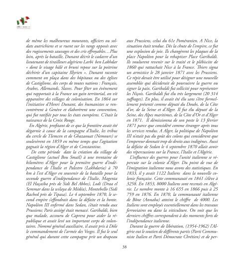 Il contributo dell'Italia alla costruzione dell'Algeria indipendente La ...