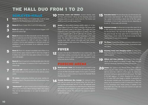 The Hall Duo in NeckarPark (PDF) - Porsche Arena