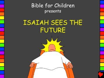 Isaiah Sees the Future English - Bible for Children