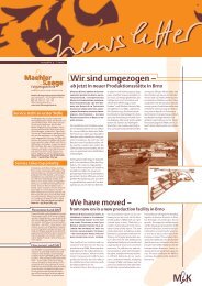 Wir sind umgezogen – - M&K Group